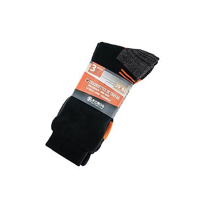 CHAUSSETTES HARD WORK 3 PAIRES - TAILLE 39/42