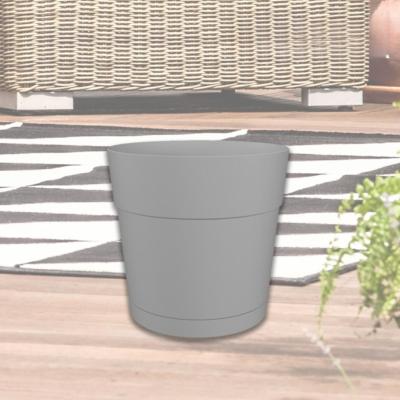 POT ROND CAPRI - GRIS CLAIR